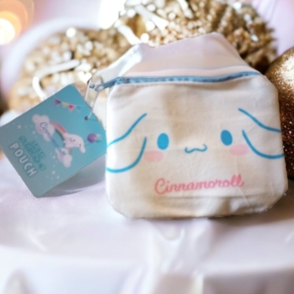 Small Soft Fabric Cinnamoroll Pouch Sanrio - Picture 2 of 5